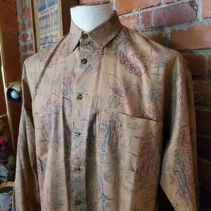 Vintage 90s Levis Dockers Long Sleeve Shirt Medium
